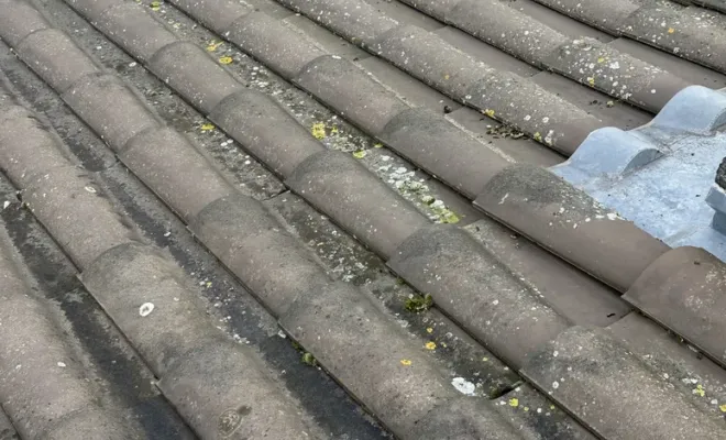 Ragréage, dépose d’un pied de cheminée et démoussage à Châteaubernard, Royan, Jean Couverture